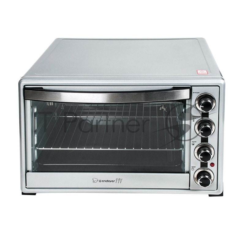 Мини-печь Endever Danko 4065 серебристый цвет, мощность 2200Вт, объем 65 л.