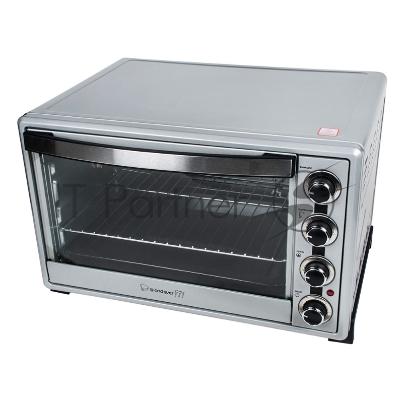 Мини-печь Endever Danko 4065 серебристый цвет, мощность 2200Вт, объем 65 л.