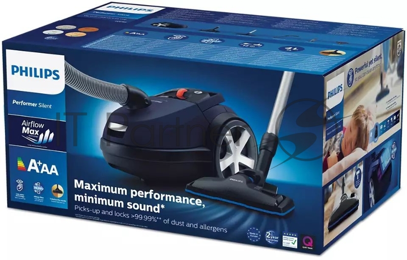 Пылесос Philips FC8780/09 черный/синий