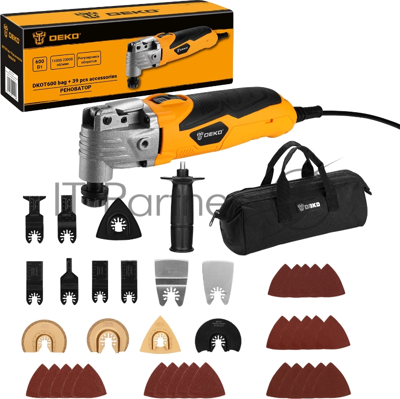 Многофункциональный инструмент Deko DKOT600 600Вт рыжий/черный