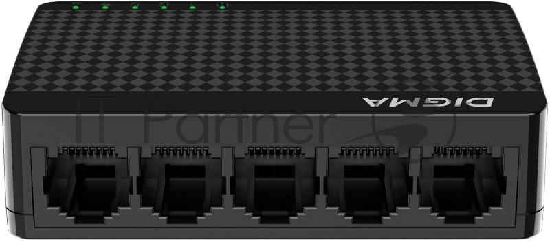 Коммутатор Digma DSW-305FE 5x100Mb неуправляемый