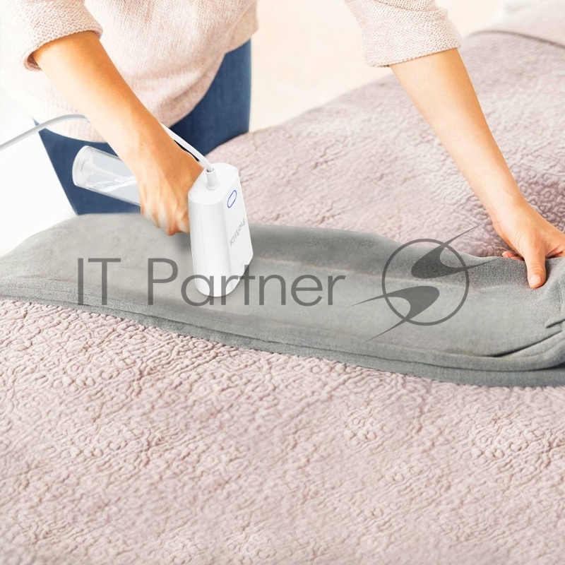 Отпариватель ручной Kitfort КТ-9101-3 1000Вт белый/бирюзовый