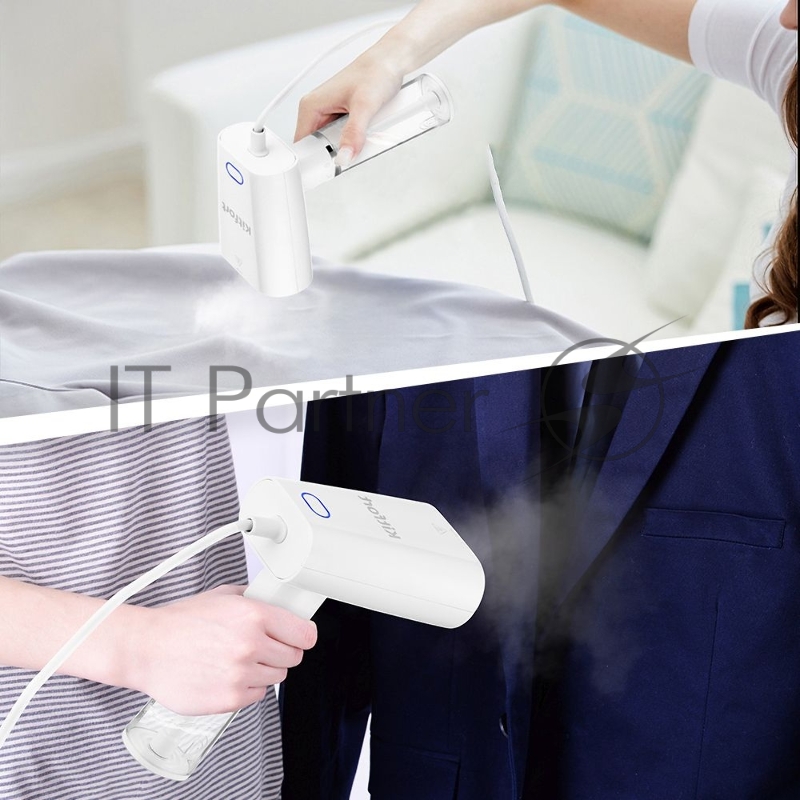 Отпариватель ручной Kitfort КТ-9101-3 1000Вт белый/бирюзовый