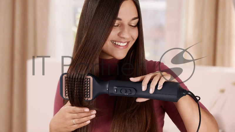 Фен-щетка Philips BHA530/00 1000Вт черный