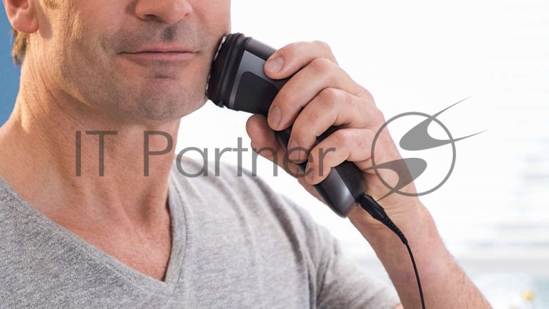 Бритва роторная Philips S1231/41 реж.эл.:3 питан.:элек.сеть/аккум. черный