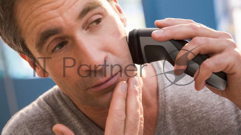 Бритва роторная Philips S1231/41 реж.эл.:3 питан.:элек.сеть/аккум. черный