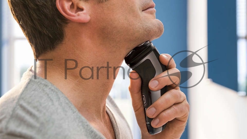 Бритва роторная Philips S1231/41 реж.эл.:3 питан.:элек.сеть/аккум. черный