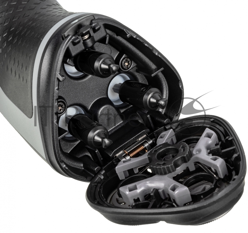 Бритва роторная Philips S1231/41 реж.эл.:3 питан.:элек.сеть/аккум. черный