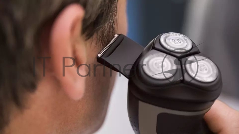 Бритва роторная Philips S1333/41 питан.:элек.сеть/аккум. черный/красный