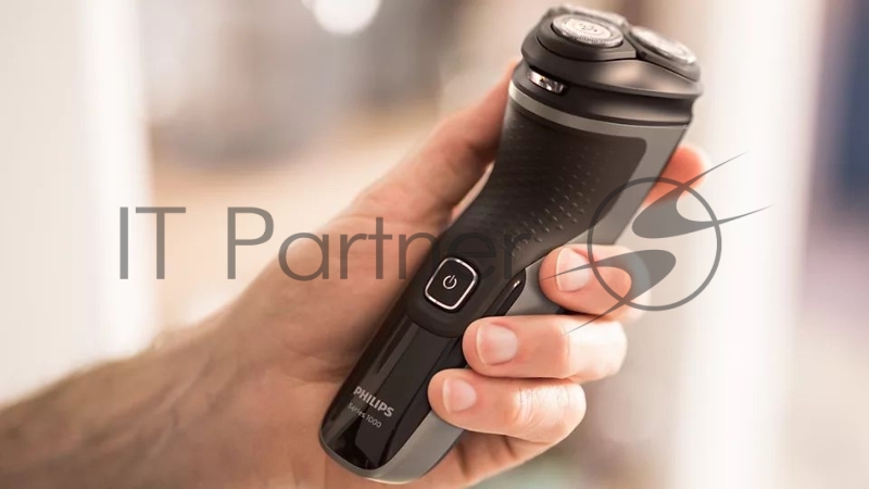 Бритва роторная Philips S1333/41 питан.:элек.сеть/аккум. черный/красный