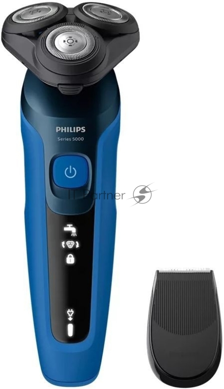 Бритва роторная Philips S5466/17 питан.:элек.сеть/аккум. синий