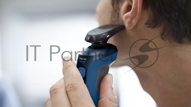 Бритва роторная Philips S5466/17 питан.:элек.сеть/аккум. синий
