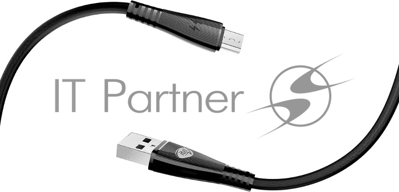 Кабель Itel M21s(ICD-M21s) USB (m)-micro USB (m) 1м черный (упак.:1шт)