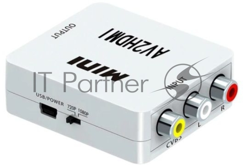 Адаптер аудио-видео Premier 5-985 HDMI (f)/3хRCA (f) белый (5-985W)