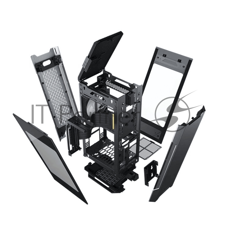 Персональный компьютер Machenike Machcreator-X37R36T5w MACHCREATOR-X/Intel Core i7-13700/16GB/1TB+512GB SSD/GF RTX3060Ti 8GB/WiFi/BT/noOS/1Y/BLACK+SILV