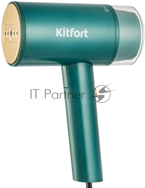 Отпариватель ручной Kitfort КТ-981 1200Вт зеленый/бирюзовый