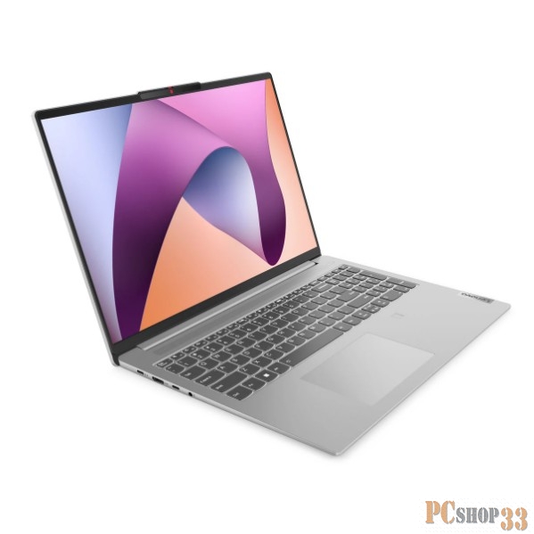 Ноутбук Lenovo IdeaPad Slim5 16ABR8 Ryzen 5 7530U 16Gb SSD1Tb AMD Radeon 16 IPS 2.2K (2560x1600) noOS grey WiFi BT Cam (82XG001CRK)