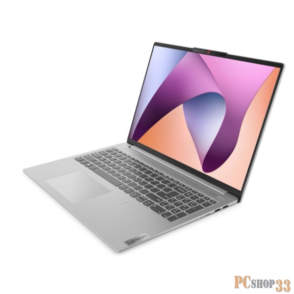 Ноутбук Lenovo IdeaPad Slim5 16ABR8 Ryzen 5 7530U 16Gb SSD1Tb AMD Radeon 16 IPS 2.2K (2560x1600) noOS grey WiFi BT Cam (82XG001CRK)