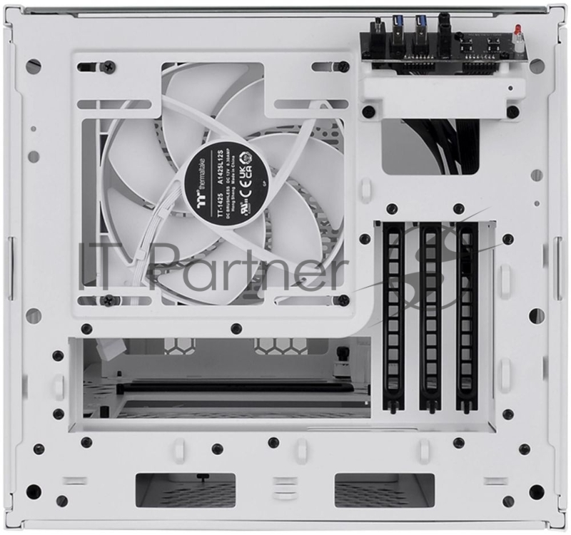 Корпус Thermaltake The Tower 200 белый без БП miniITX 11x120mm 5x140mm 2xUSB3.0 1xUSB3.1 audio bott PSU
