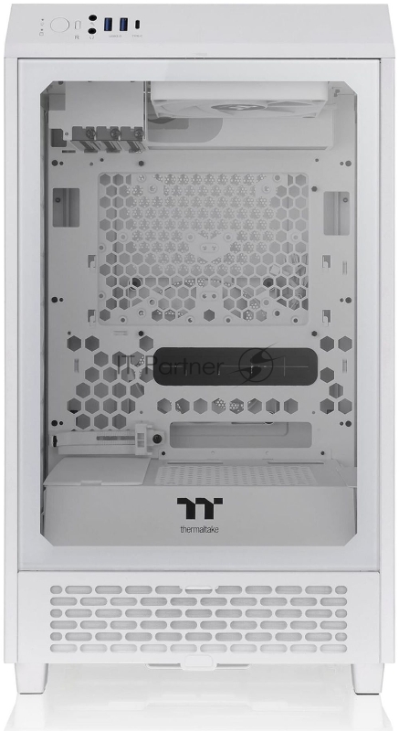 Корпус Thermaltake The Tower 200 белый без БП miniITX 11x120mm 5x140mm 2xUSB3.0 1xUSB3.1 audio bott PSU
