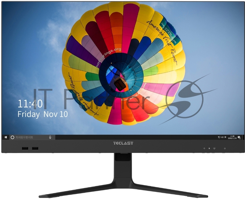 Моноблок Teclast C24 Air 23.8 Full HD i5 12400 (2.5) 16Gb 1Tb SSD512Gb UHDG 730 Windows 11 trial (для ознакомления) GbitEth WiFi BT 90W черный 1920x1080