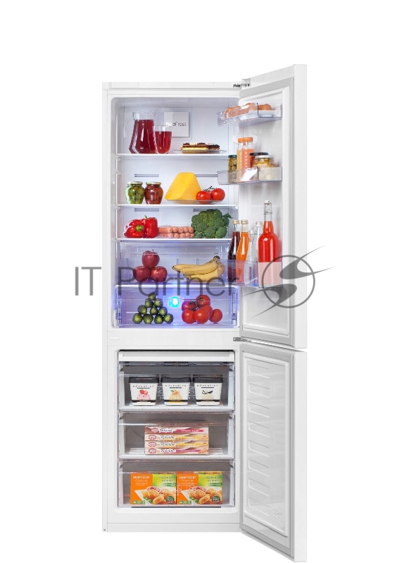 Холодильник Beko CNKDN6321EC0W 2-хкамерн. серебристый (двухкамерный)