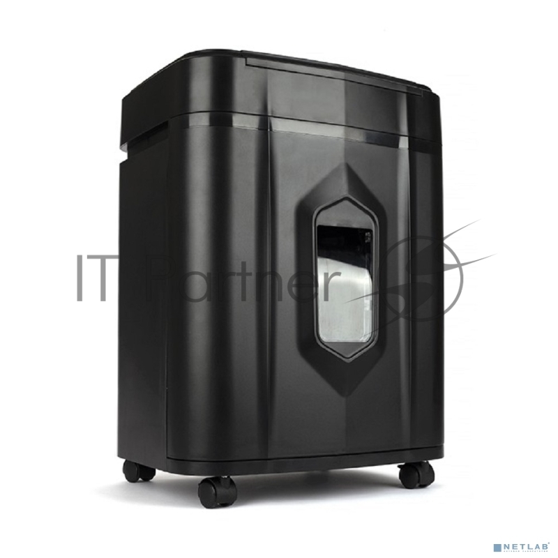 Шредер Heleos АП20-4 черный с автоподачей (секр.P-4) перекрестный 131лист. 20лтр. скрепки скобы пл.карты