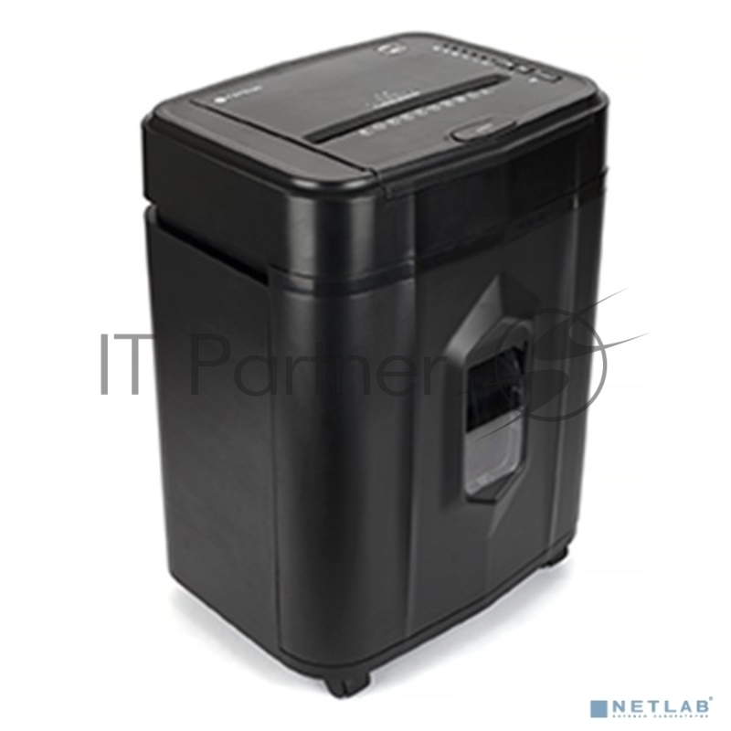 Шредер Heleos АП20-5 белый/черный с автоподачей (секр.P-5) перекрестный 131лист. 20лтр. скрепки скобы пл.карты