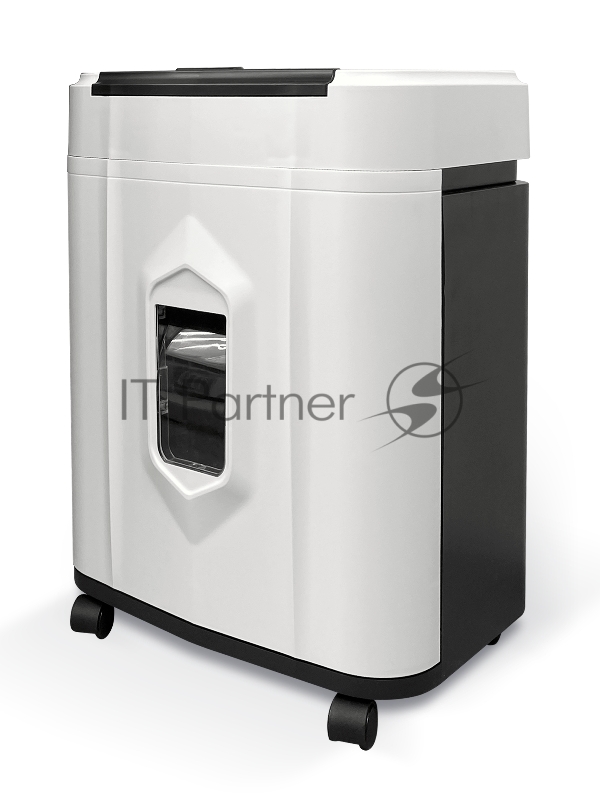 Шредер Heleos АП20-5 белый/черный с автоподачей (секр.P-5) перекрестный 131лист. 20лтр. скрепки скобы пл.карты