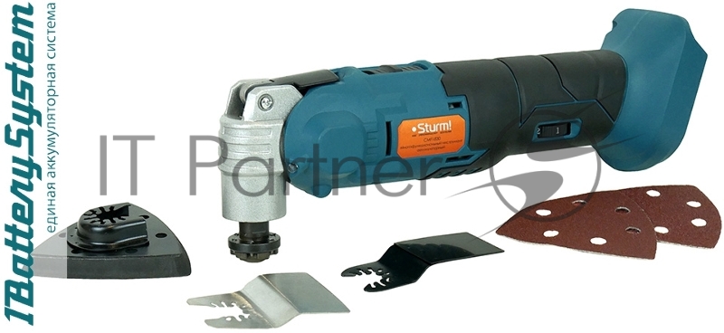 Многофункциональный инструмент Sturm! CMF1830 зеленый/черный