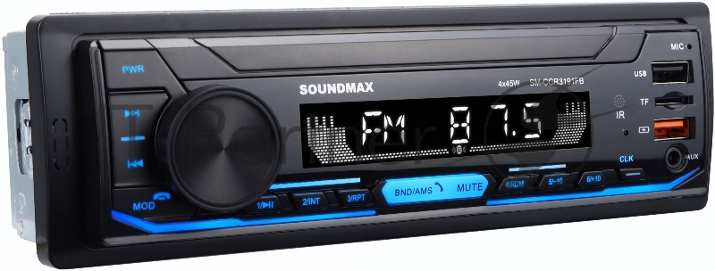 Автомагнитола Soundmax SM-CCR3191FB 1DIN 4x50Вт