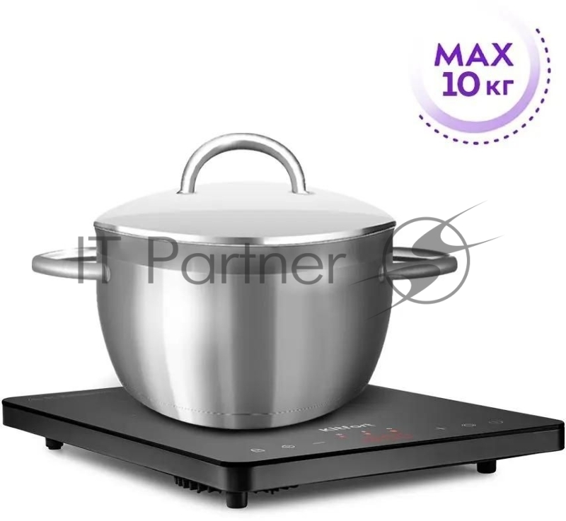 Плита Индукционная Kitfort КТ-167 черный стеклокерамика (настольная)