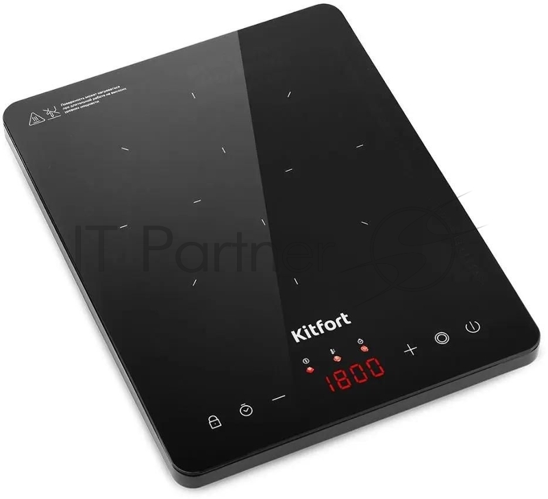 Плита Индукционная Kitfort КТ-167 черный стеклокерамика (настольная)