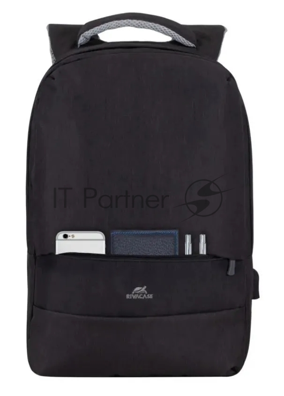 Рюкзак для ноутбука 15.6 Riva 7562 черный полиэстер