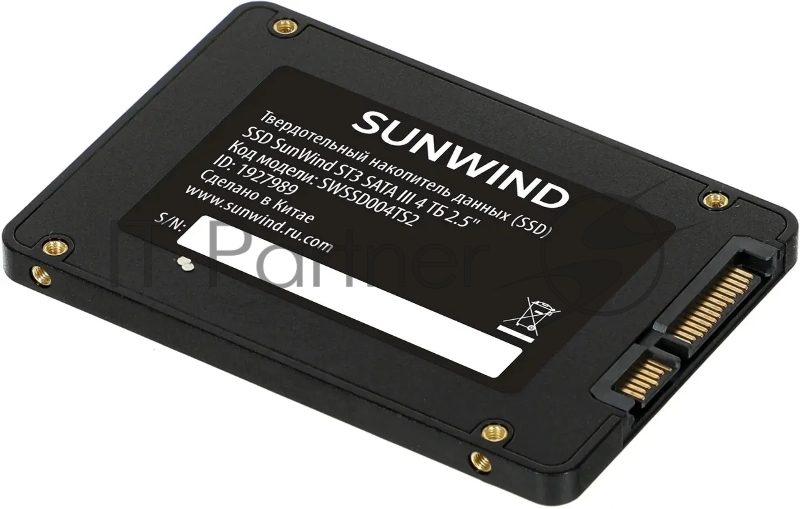 Накопитель SSD SunWind SATA III 4Tb SWSSD004TS2 ST3 2.5