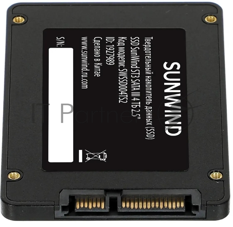 Накопитель SSD SunWind SATA III 4Tb SWSSD004TS2 ST3 2.5
