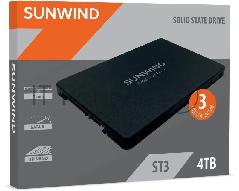 Накопитель SSD SunWind SATA III 4Tb SWSSD004TS2 ST3 2.5