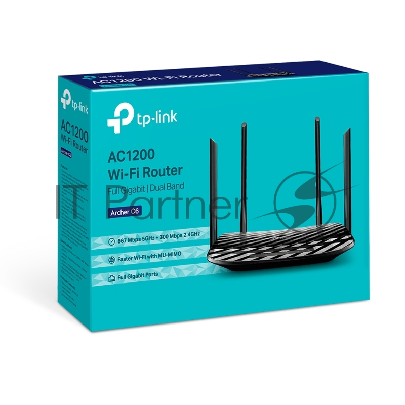 Гигабитный роутер Wi-Fi TP-Link Archer C6 V3.2 / V4 MU-MIMO