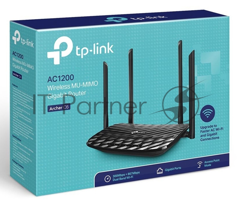 Гигабитный роутер Wi-Fi TP-Link Archer C6 V3.2 / V4 MU-MIMO