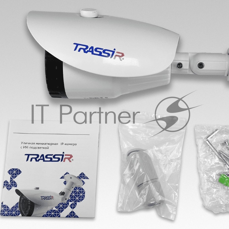 Камера видеонаблюдения IP Trassir TR-D2B5-noPOE 3.6-3.6мм цв. корп.:белый