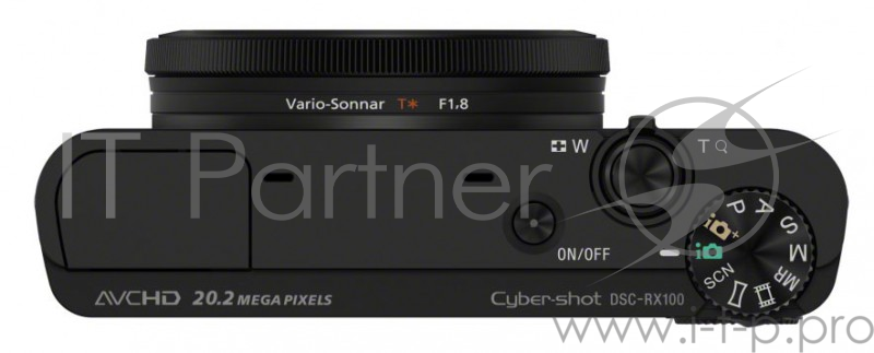 Фотоаппарат SONY DSC-RX100 (20,2Mp, 3.6x zoom, 3, Zeiss, F1.8-4.9, ISO6400, SDHC, 1080P)