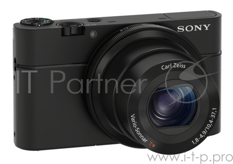 Фотоаппарат SONY DSC-RX100 (20,2Mp, 3.6x zoom, 3, Zeiss, F1.8-4.9, ISO6400, SDHC, 1080P)