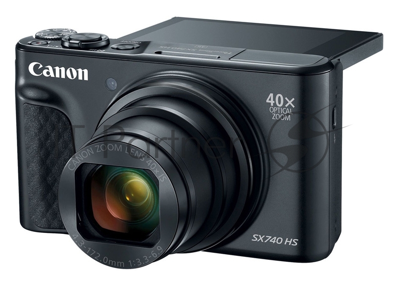 Фотоаппарат Canon PowerShot SX740HS черный 21.1Mpix Zoom40x 3 1080p SDXC/SD/SDHC CMOS 1x2.3 IS opt