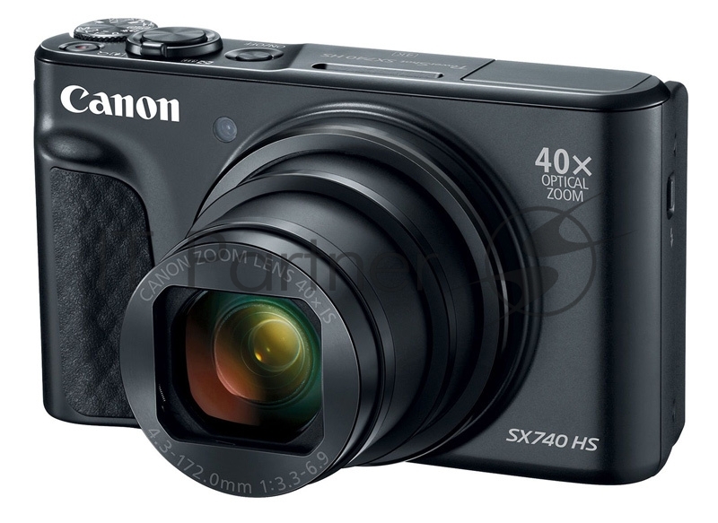 Фотоаппарат Canon PowerShot SX740HS черный 21.1Mpix Zoom40x 3 1080p SDXC/SD/SDHC CMOS 1x2.3 IS opt