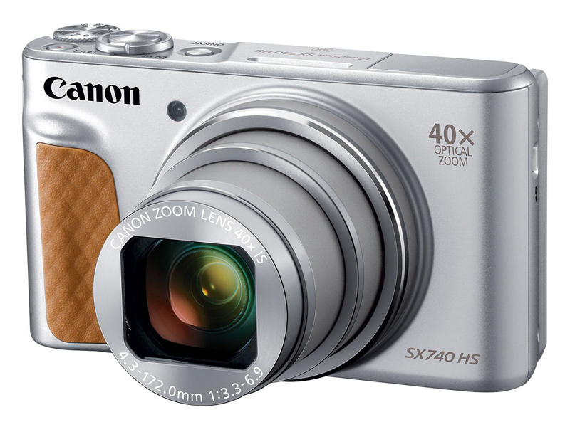 Фотоаппарат Canon PowerShot SX740HS серебристый 21.1Mpix Zoom40x 3 1080p SDXC/SD/SDHC CMOS 1x2.3 IS