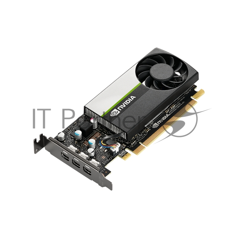 Видеокарта 4Gb PNY VCNT400-PB PCI-E GDDR6 3xminiDP (NVIDIA Quadro T400)