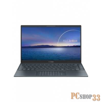 Ноутбук ASUS UX325EA-KG908W 13.3(1920x1080 OLED)/Intel Core i5 1135G7(2.4Ghz)/8192Mb/512PCISS Iris Xe Graphics/Cam/BT/WiFi/67WHr/war 1y/1.14kg/Pine Grey/Win11Home + Support NumberPad +cable USB-C--audio jack
