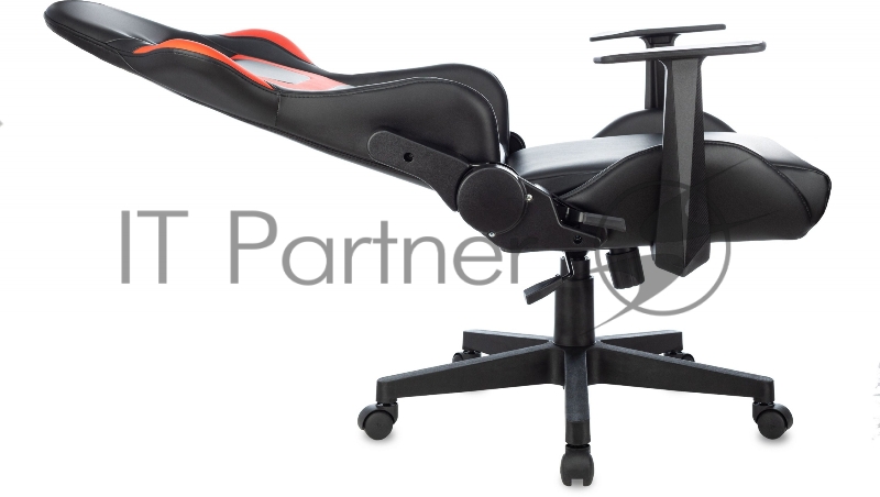 Кресло игровое Zombie Game Penta черный/красный эко.кожа с подголов. крестов. пластик