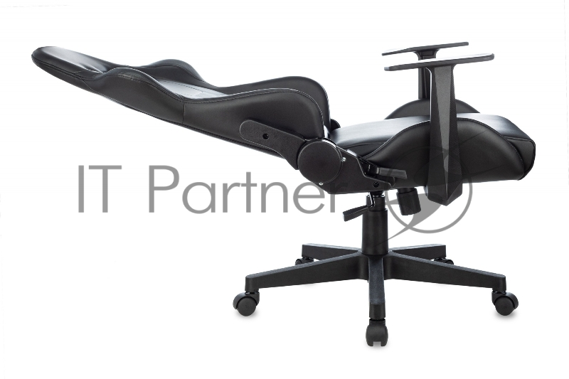 Кресло игровое Zombie Game Penta черный эко.кожа с подголов. крестов. пластик