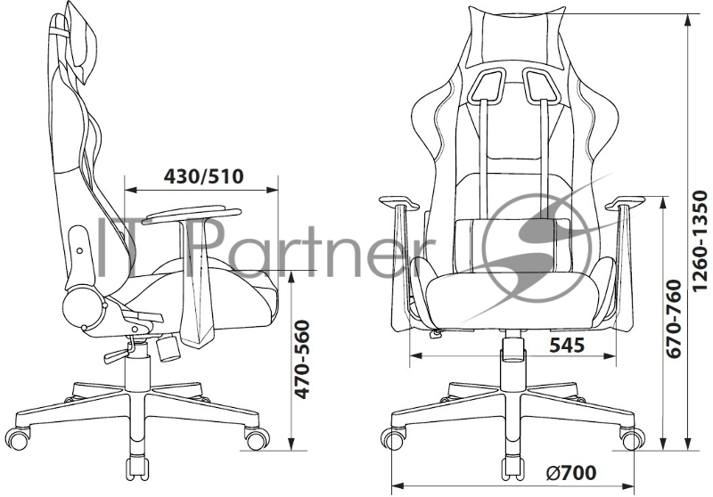 Кресло игровое Zombie Game Penta черный эко.кожа с подголов. крестов. пластик
